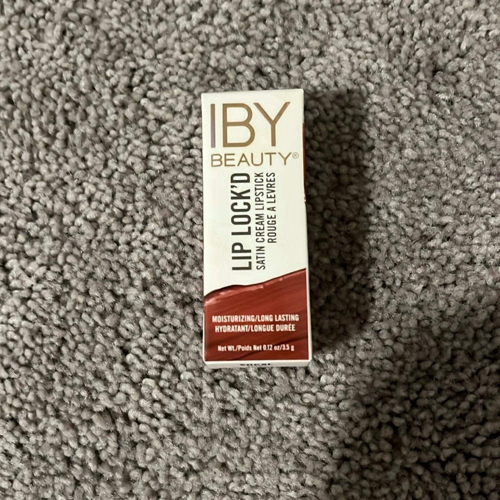 IBY beauty, satin cream, lipstick in color, so call new with tags
